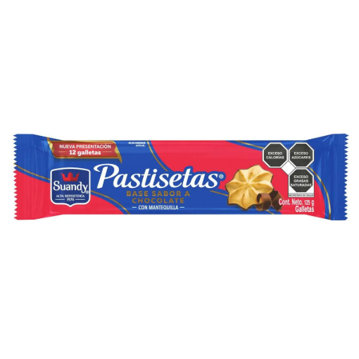 Imagen de Galletas Suandy Pastisetas Chocolate 125 GRS