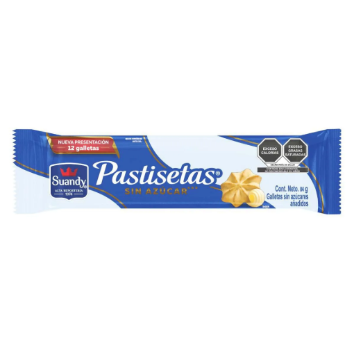 Imagen de Galletas Suandy Pastisetas Sin Azúcar 84 GRS