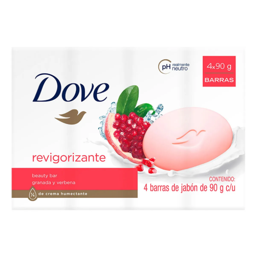 Imagen de Exhibidor Jabón de Tocador Dove Revigorizante 90 GRS
