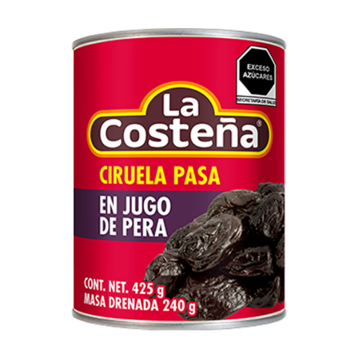 Imagen de Fruta Ciruela Pasa La Costeña con Jugo de Pera 425 GRS