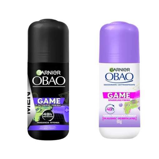 Imagen de Desodorante Obao Mix Hombre/Mujer Roll-On +2 Piezas 65 GRS