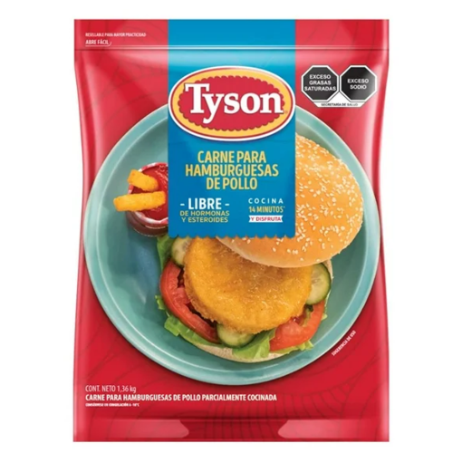 Imagen de Hamburguesa Tyson Pollo 1 KGS