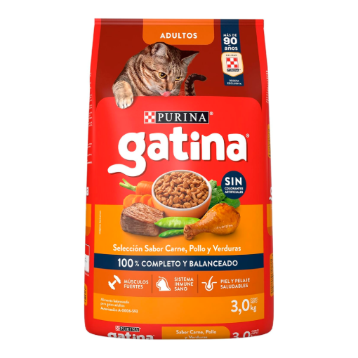 Imagen de Alimento Purina Gatina Pollo 3 KGS