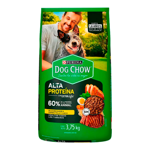 Imagen de Alimento Purina Dog Chow Adulto Alta Proteína 3.75 KGS