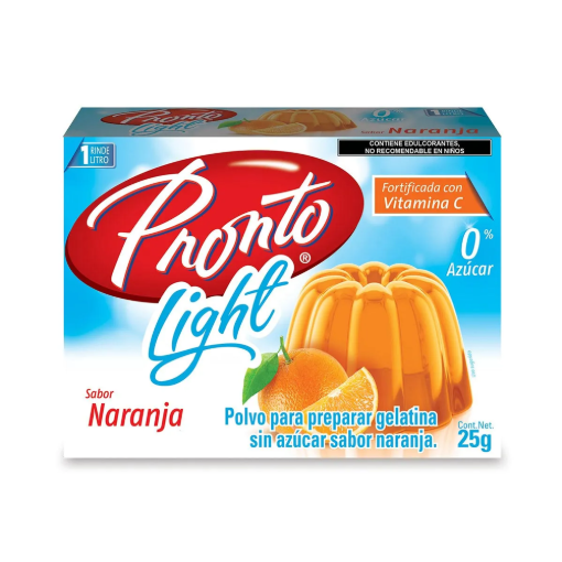 Imagen de Gel Pronto Agua Light Naranja 25 GRS
