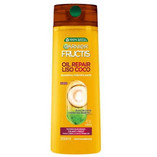 Imagen de Shampoo Garnier Fructis Liso Coco 350 MLL