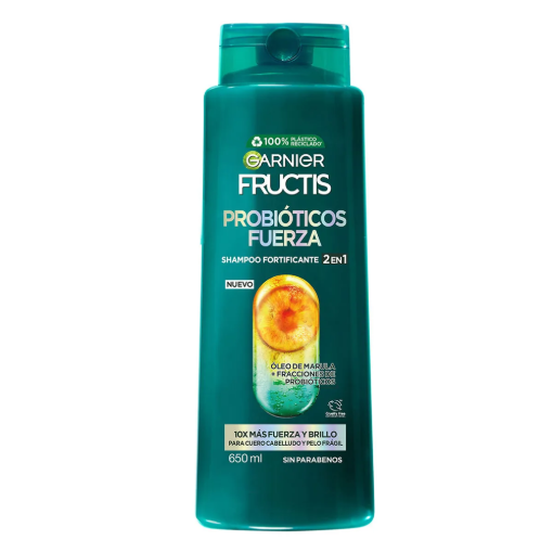 Imagen de Shampoo Garnier Fructis 2 en 1 Probióticos 650 MLL