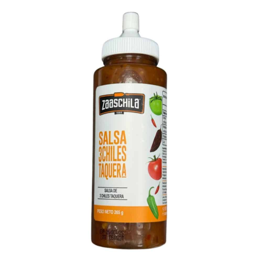 Imagen de Salsa Zaaschila Tres Chiles Taquera 265 GRS
