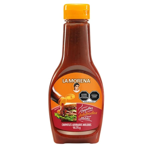 Imagen de Salsa La Morena Chipotles Adobados Squeeze 275 GRS