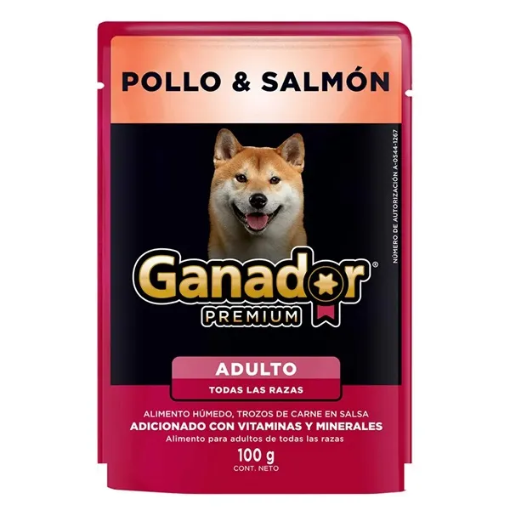 Imagen de Alim Ganador Premium Adulto Pollo/Salmon Ganador 100 GRS