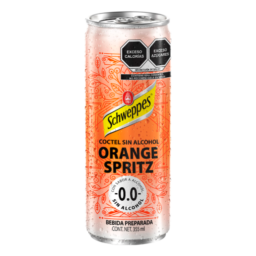 Imagen de Bebida Schweppes Orange Spritz sin Alcohol 355 MLL