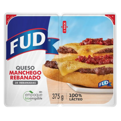 Imagen de Queso Fud Manchego Rebanado 375 GRS