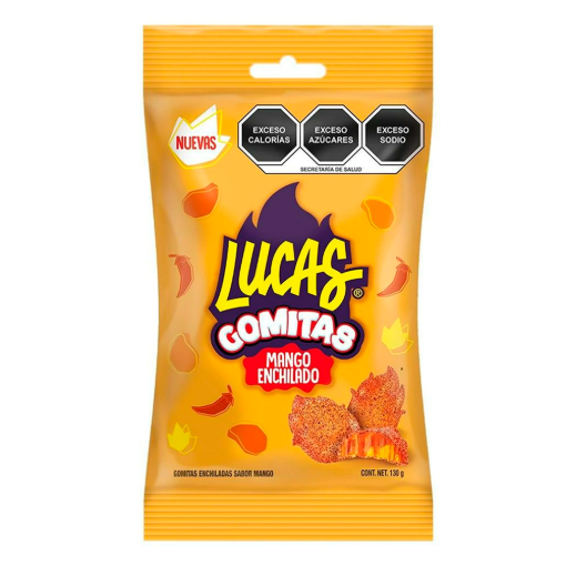 Imagen de Dulce Gomitas Lucas Mango Chile 130 GRS