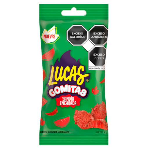 Imagen de Dulce Gomitas Lucas Sandía Chile 40 GRS