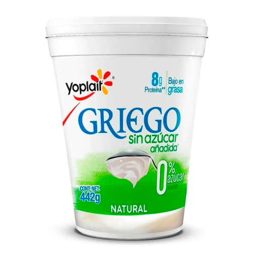 Imagen de Yogurt Yoplait Griego Natural 442 GRS