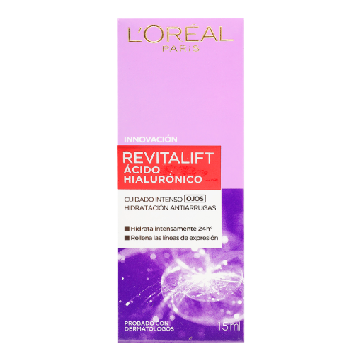 Imagen de Crema L’Oréal Dermo Expertise Revitalift Hialurónico Ojos 15 MLL