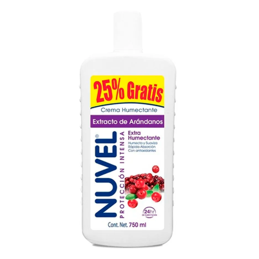 Imagen de Crema Nuvel Extra Humectante Arándano 750 MLL