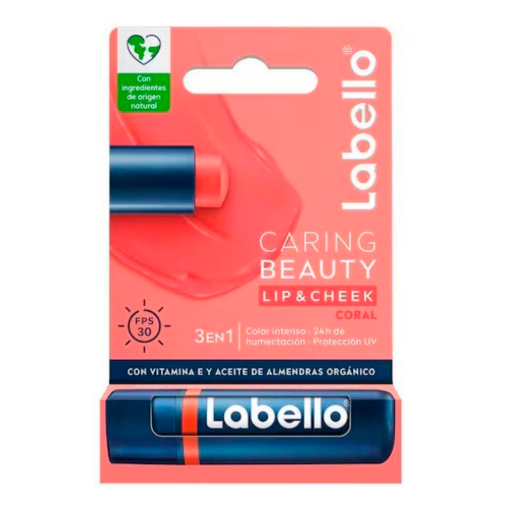 Imagen de Crema para Labios Labello Coral 4.8 GRS