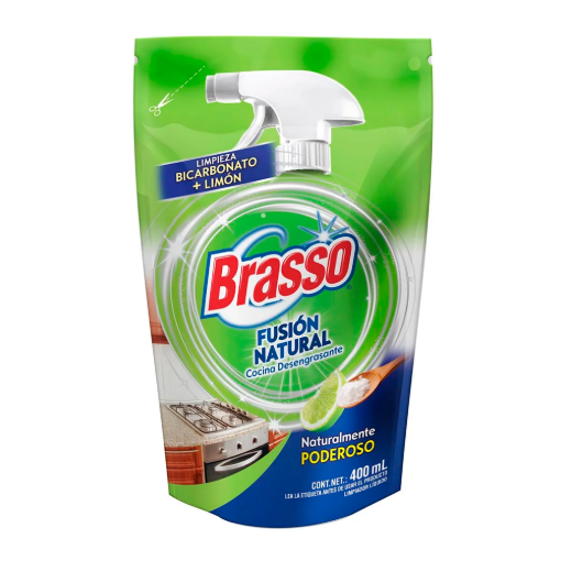 Imagen de Limpiador Multiusos Brasso Fusion Natural 400 MLL