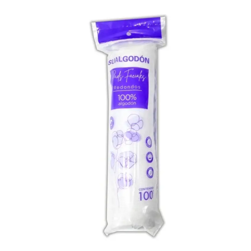 Imagen de Pads Sualgodón Faciales Redondos 100 PZS