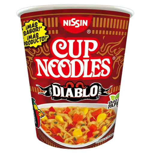 Imagen de Sopa Instantánea Nissin Cup Noodles Diablo 70 GRS