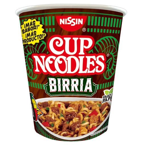 Imagen de Sopa Instantánea Nissin Cup Noodles Birria 70 GRS