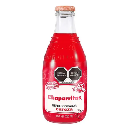 Imagen de Refresco Chaparritas Cereza Vidrio 255 MLL