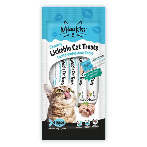 Imagen de Alimento Miaukiss Lickable Atún para Gato 224 GRS