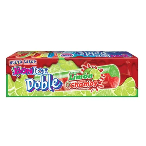 Imagen de Exhibidor Hielo Bonice Doble Limón y Chamoy 4 PZS