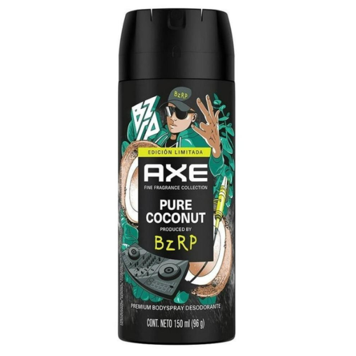 Imagen de Desodorante Axe Aerosol Pure Coconut BZRP Hombre 150 MLL
