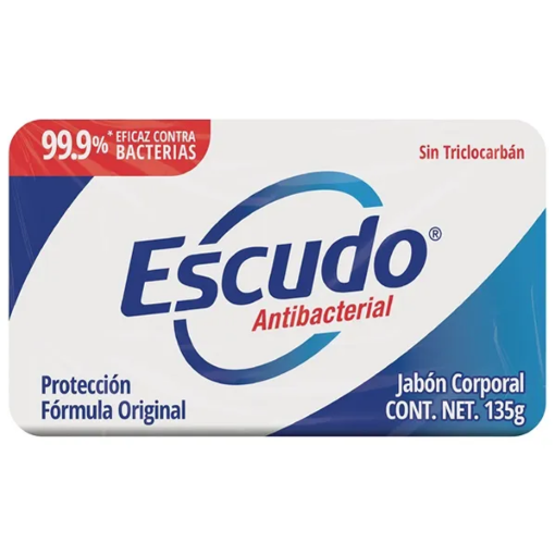 Imagen de Jabón de Tocador Escudo Antibacterial Azul 135 GRS