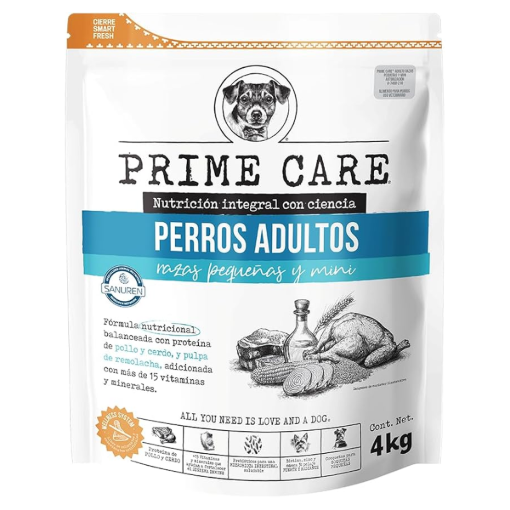 Imagen de Alimento Prime Care Razas Medianas y Grandes Pollo, Cerdo y Remolacha 4 KGS