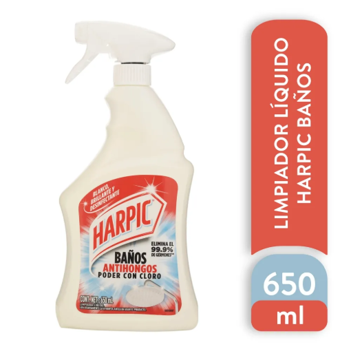 Imagen de Limpiador de Baño Harpic Antihongos 650 MLL