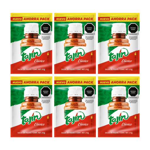 Imagen de Exhibidor Salsa Tajín en Polvo 35 GRS