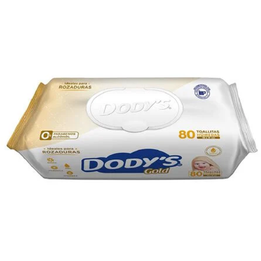 Imagen de Toallas Húmedas Dody’s Gold 80 PZS