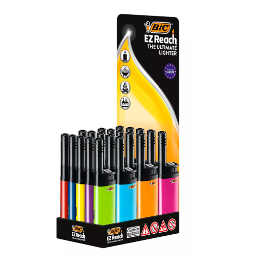 Imagen de Exhibidor Encendedores Bic Ez Reach 20 PZS