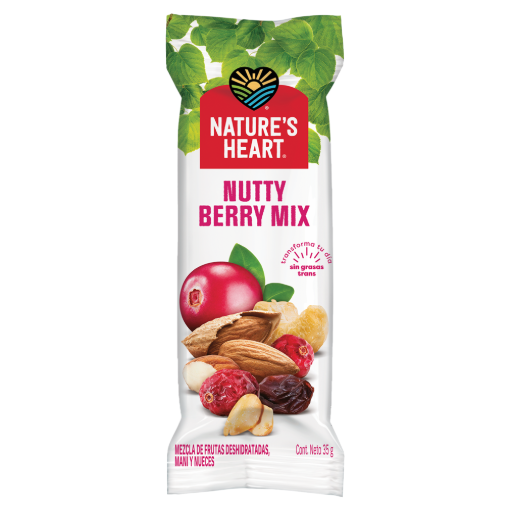 Imagen de Botana Nature’s Heart Nutty Berry Mix 35 GRS