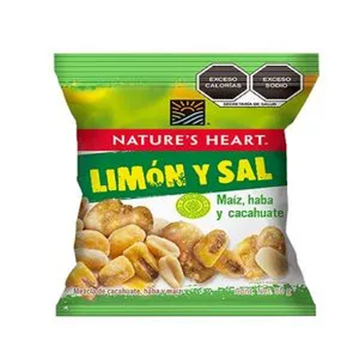 Imagen de Botana Nature’s Heart Full Flavor Limón y Sal 50 GRS