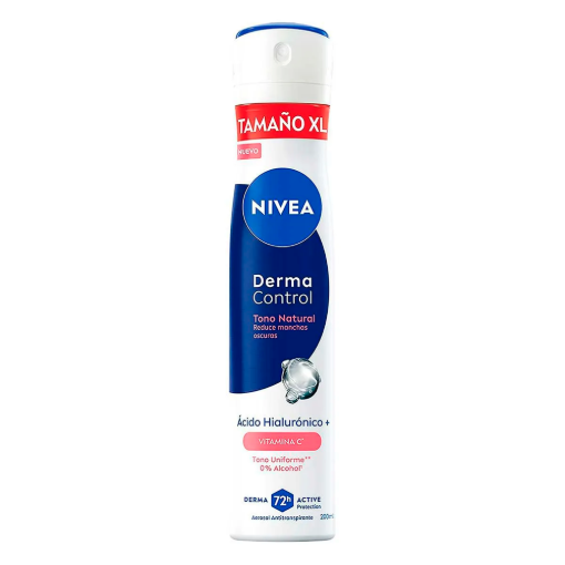 Imagen de Desodorante Nivea Derma Control Vitamina C XL Mujer Aerosol Antitranspirante 200 MLL