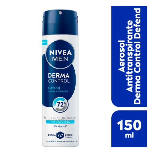 Imagen de Desodorante Nivea Men Derma Control Vitamina B5 Aerosol Antitranspirante 150 MLL
