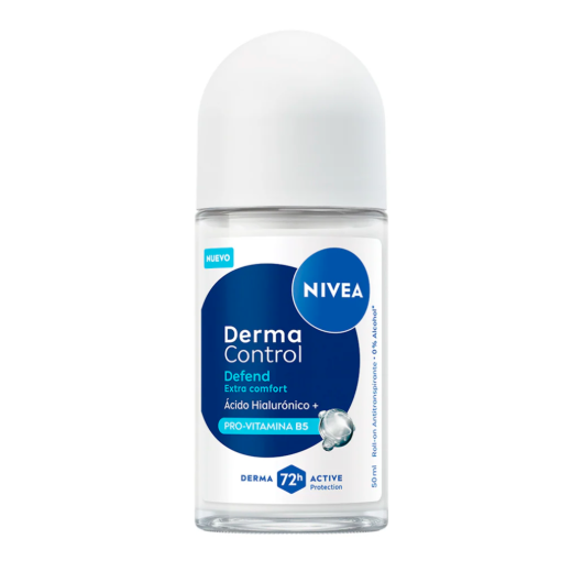 Imagen de Desodorante Nivea Derma Control Vitamina B5 Mujer Roll On Antitranspirante 52 MLL