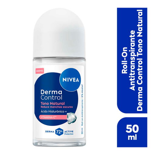 Imagen de Desodorante Nivea Derma Control Vitamina C Mujer Roll On Antitranspirante 50 MLL