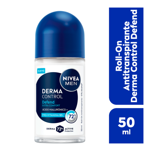 Imagen de Desodorante Nivea Men Derma Control Vitamina B5 Roll On Antitranspirante 50 MLL