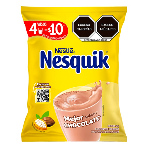 Imagen de Chocolate Nestlé Nesquik Sabor Chocolate 52 GRS