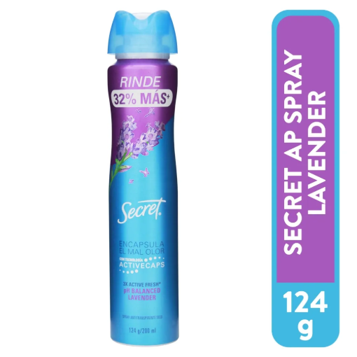 Imagen de Desodorante Secret Antitranspirante Aerosol Lavanda 200 MLL