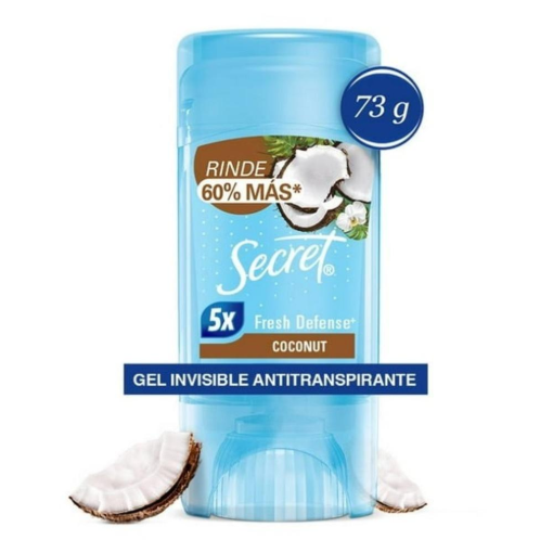 Imagen de Desodorante Secret Antitranspirante Gel Invisible Coconut 73 GRS