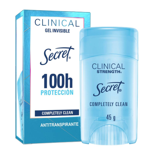 Imagen de Desodorante Secret Gel Clinical Completely Clean Mujer 45 GRS