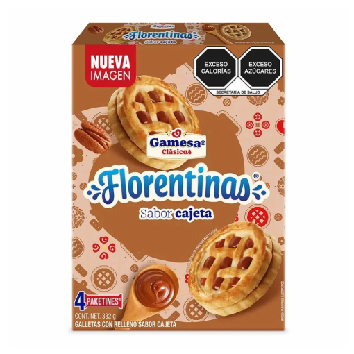 Imagen de Galletas Gamesa Florentinas Cajeta 332 GRS