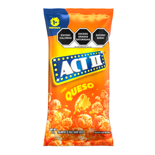 Imagen de Palomitas Act II Queso 21 GRS