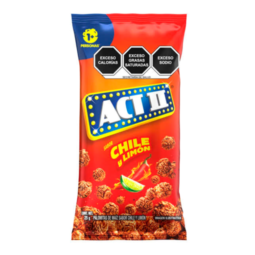 Imagen de Palomitas Act II Chile y Limón 25 GRS
